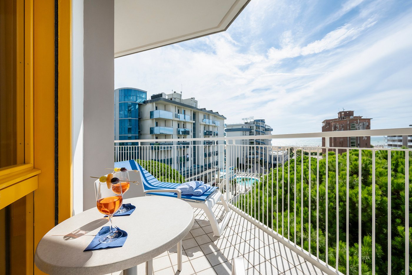 hotel luna bibione balcone